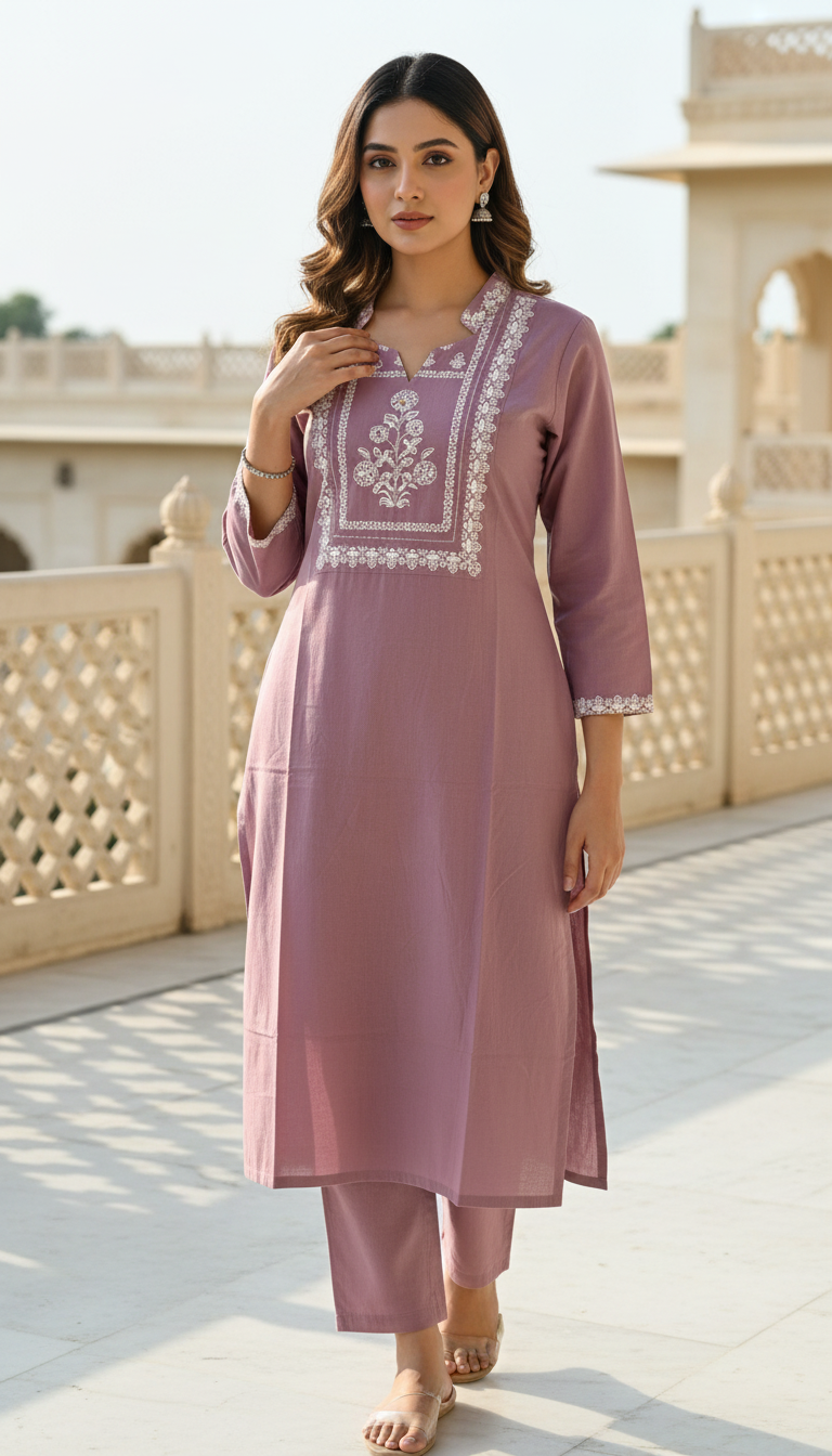 Lavender Cotton Coord Set